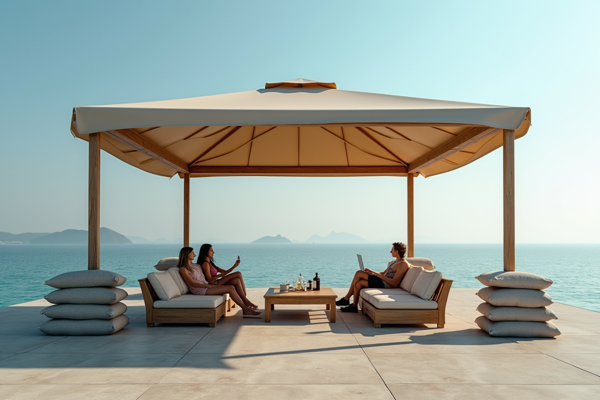 gazebo béton