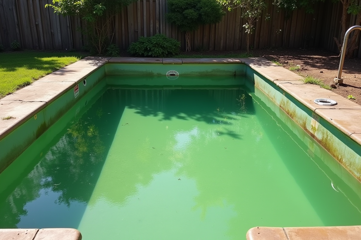 Risques et conséquences de la baignade dans une piscine verte