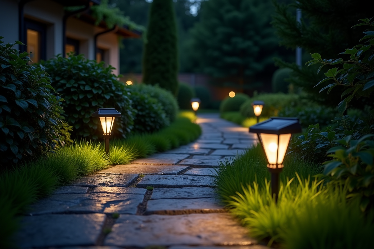 Installation de lumières extérieures sans prise : solutions et astuces