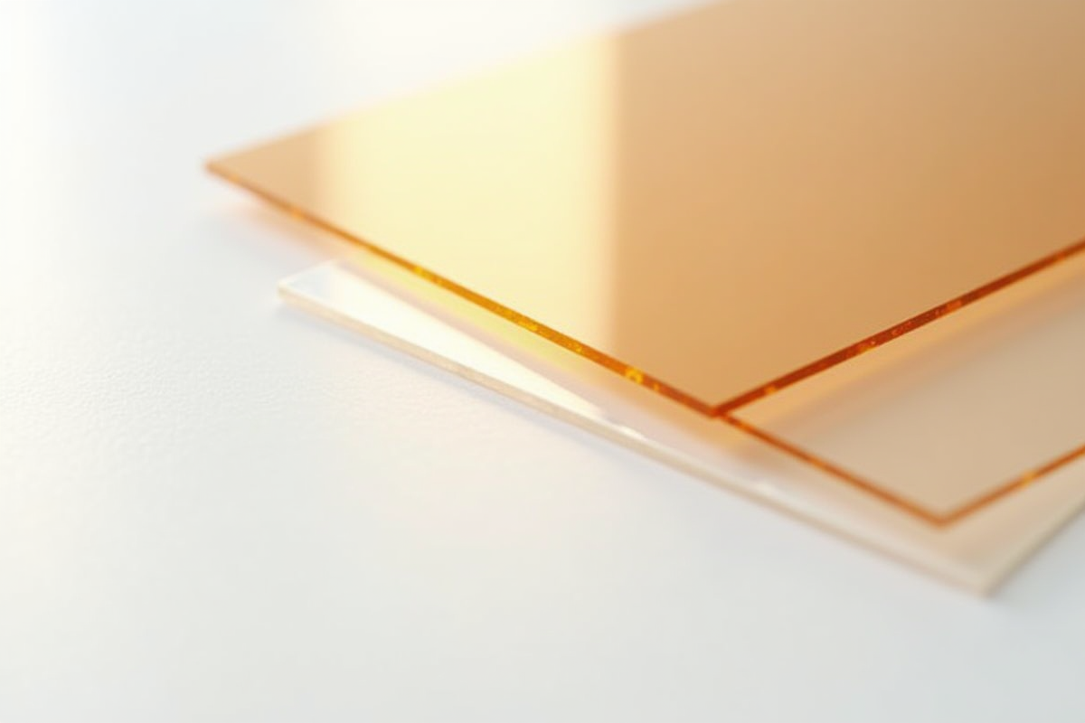 Différence entre polycarbonate transparent et bronze : caractéristiques et utilisations
