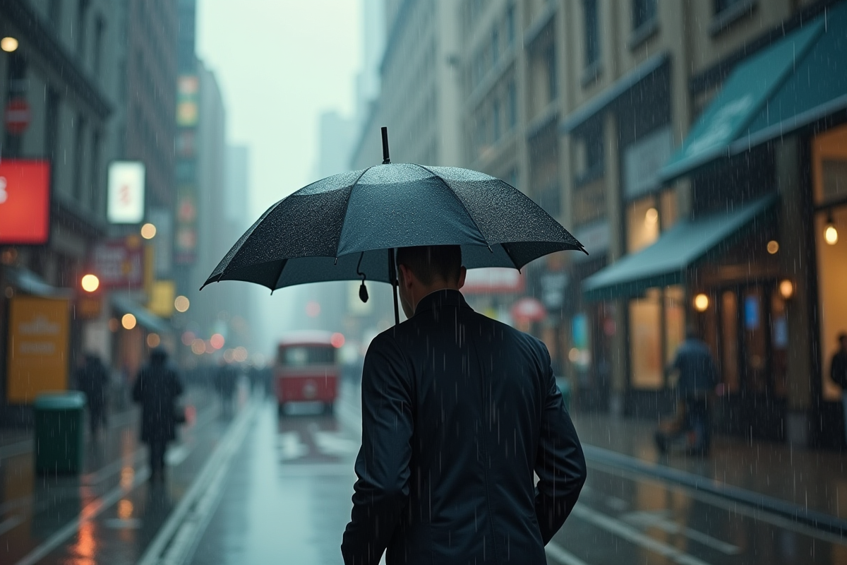 Tenir un parapluie par vent fort : techniques et astuces