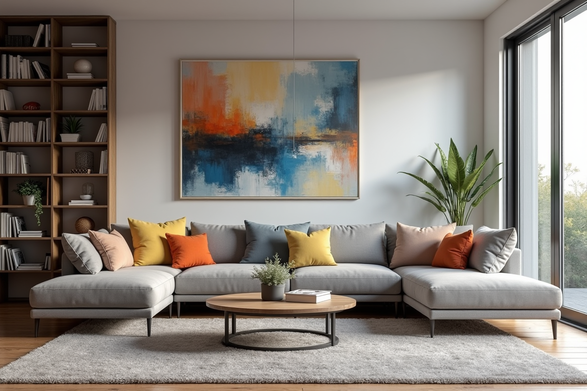 Mise en valeur d’un canapé gris : astuces et idées déco